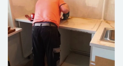 Сборка кухонного гарнитура. Щучье